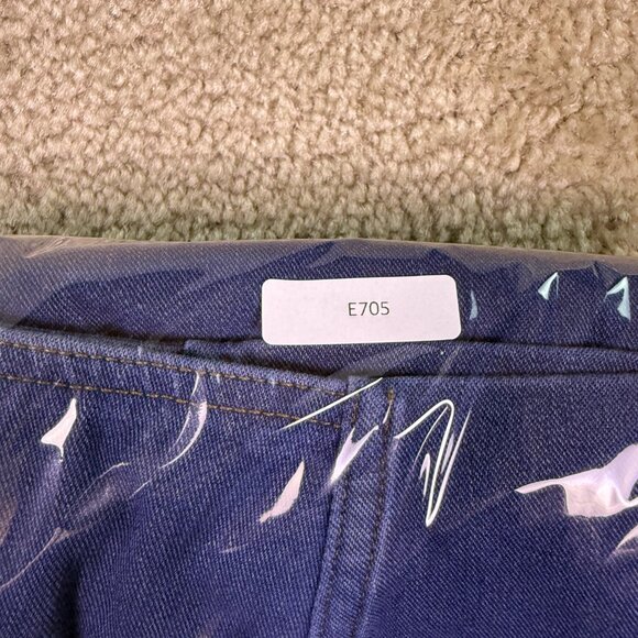 Halara Flex Super Flare Jeans High Waisted Crossover Blue Womens XL Petite E705 - Picture 14 of 14